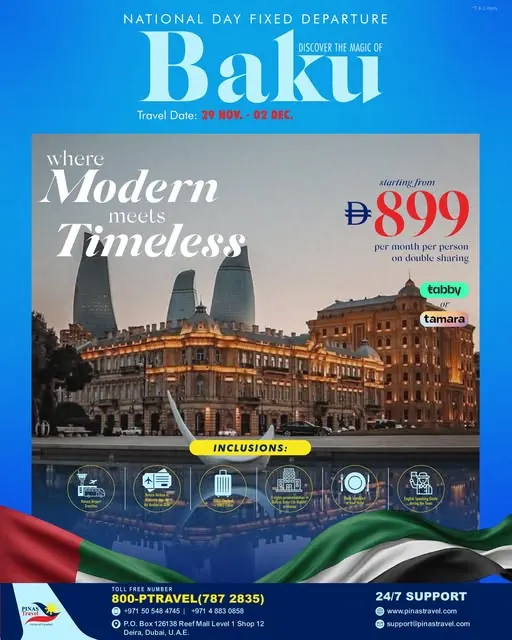 Baku National Day Fixed Departure, Azerbaijan