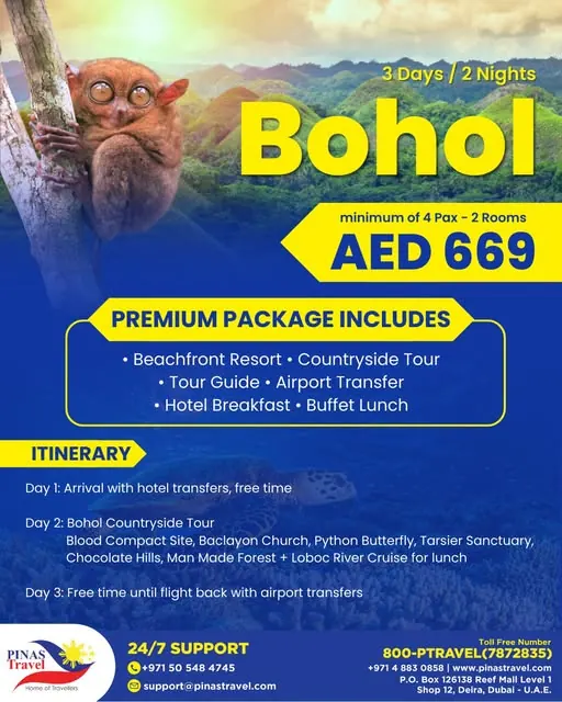 Premium Bohol 3 Days / 2 Nights, Bohol, Philippines