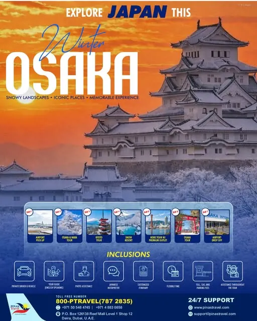 Osaka & Kyoto Winter Tour — 7 Days, Osaka, Japan