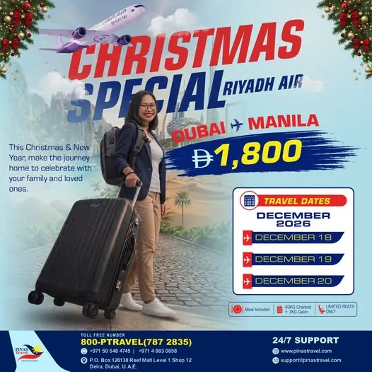 Christmas & New Year Home: Dubai – Riyadh – Manila poster