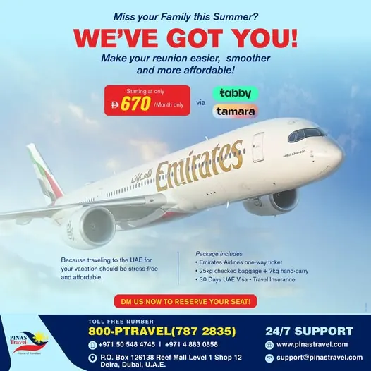 Family Reunion: Emirates with UAE Visa and Insurance poster