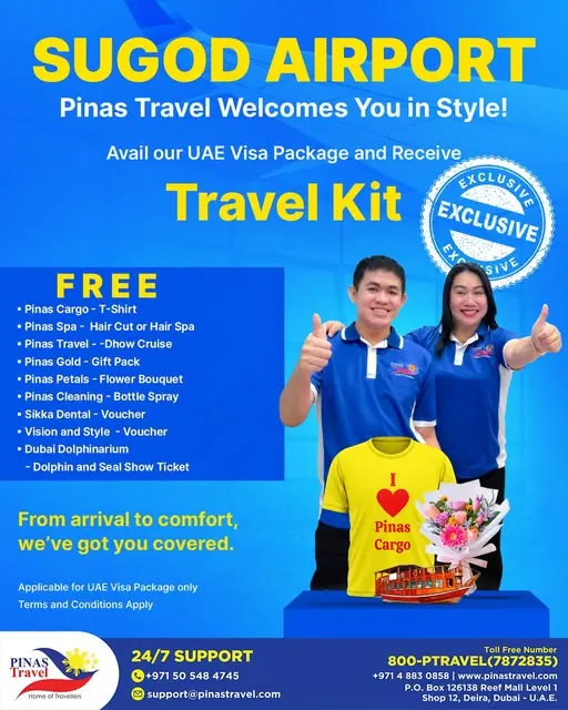 Sugod Airport Welcome Travel Kit poster