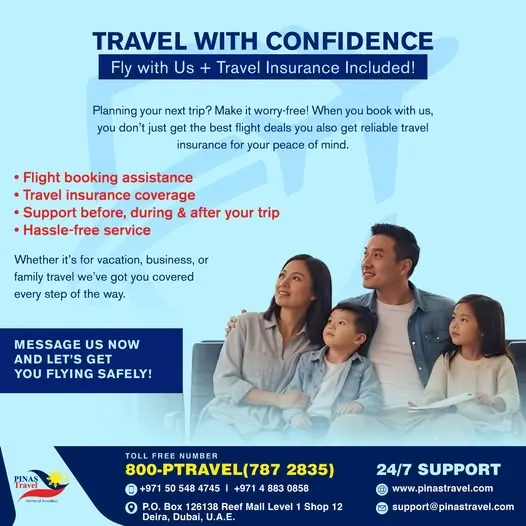 Travel Insurance Included with Your Flight poster